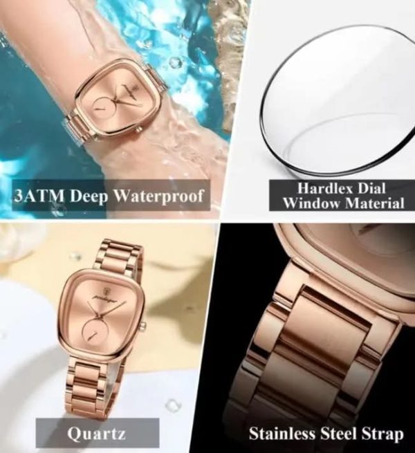 Poedagar 783 Ladies Watch Rose Gold strap - Image 4