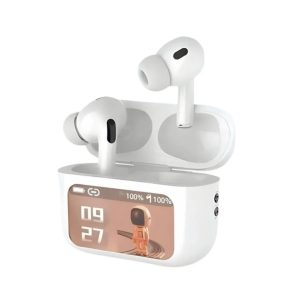 A9 Pro Earphone Touch Screen Wireless Bluetooth 5.4 Headphone ANC/ENC Noise Cancelling In Ear Earbuds With HD Mic Call Headset