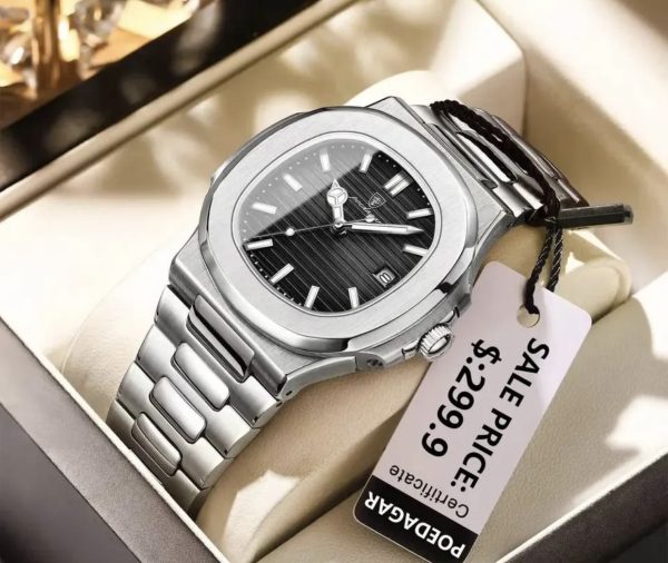 POEDAGAR 613 Top Brand Luxury Brand Man Watch