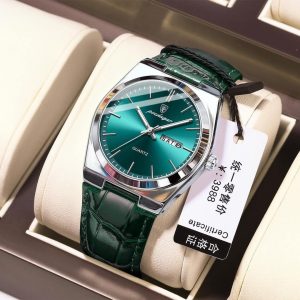POEDAGAR 930 High Quality Men’s Watch Quartz-Belt