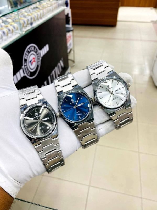 POEDAGAR 930 High Quality Men’s Watch Quartz (with free sunglass) - Image 5