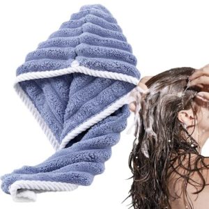 Girl's Hair Drying Towel Cap