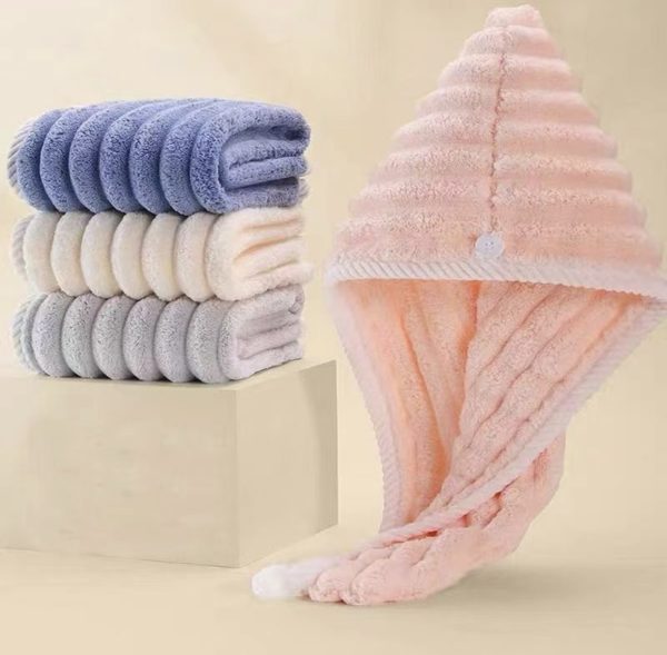 Girl's Hair Drying Towel Cap